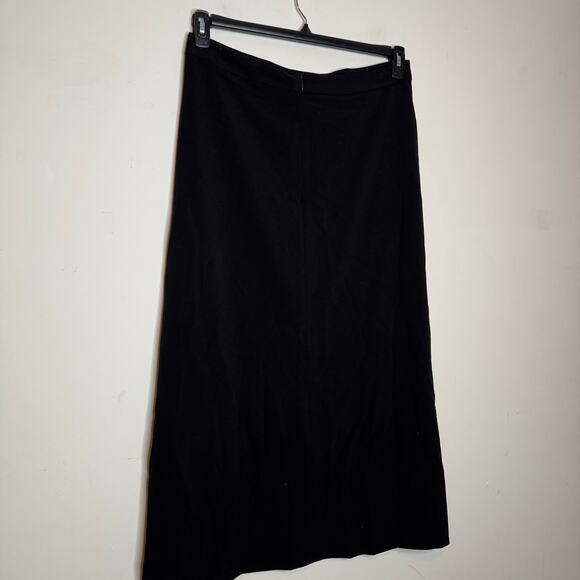 Halogen Midi Skirt Black Women’s Size Large Back Zip Stretch NWOT - Picture 4 of 9